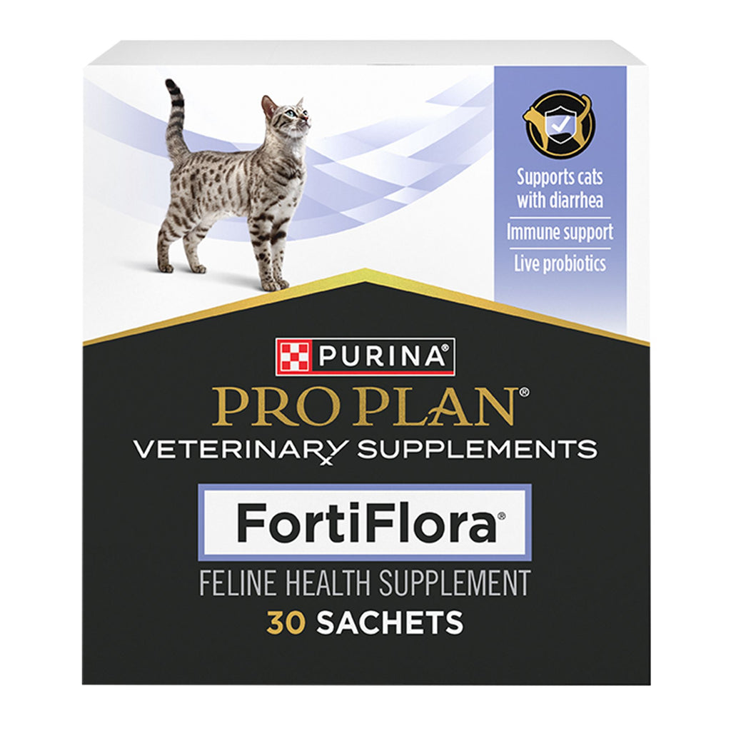 Purina Pro Plan Fortiflora Cat Probiotic Powder for Digestive Health & Immune Support