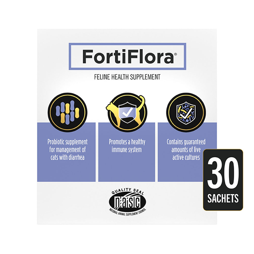 Purina Pro Plan Fortiflora Cat Probiotic Powder for Digestive Health & Immune Support