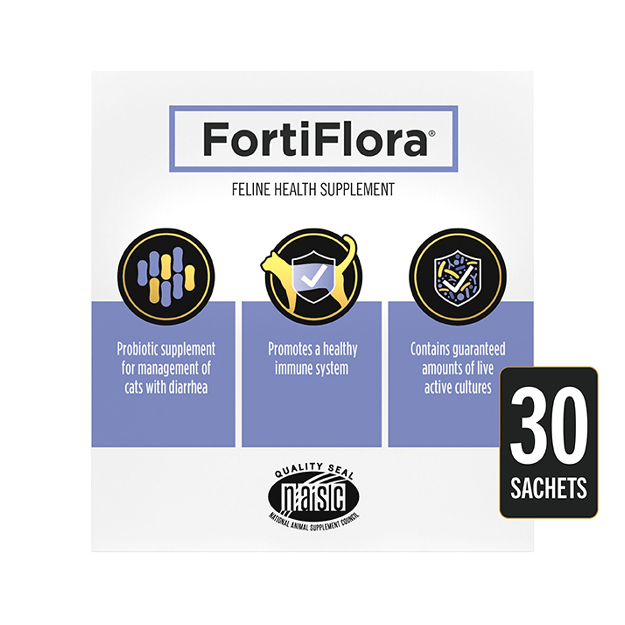 Purina Pro Plan Fortiflora Cat Probiotic Powder for Digestive Health & Immune Support