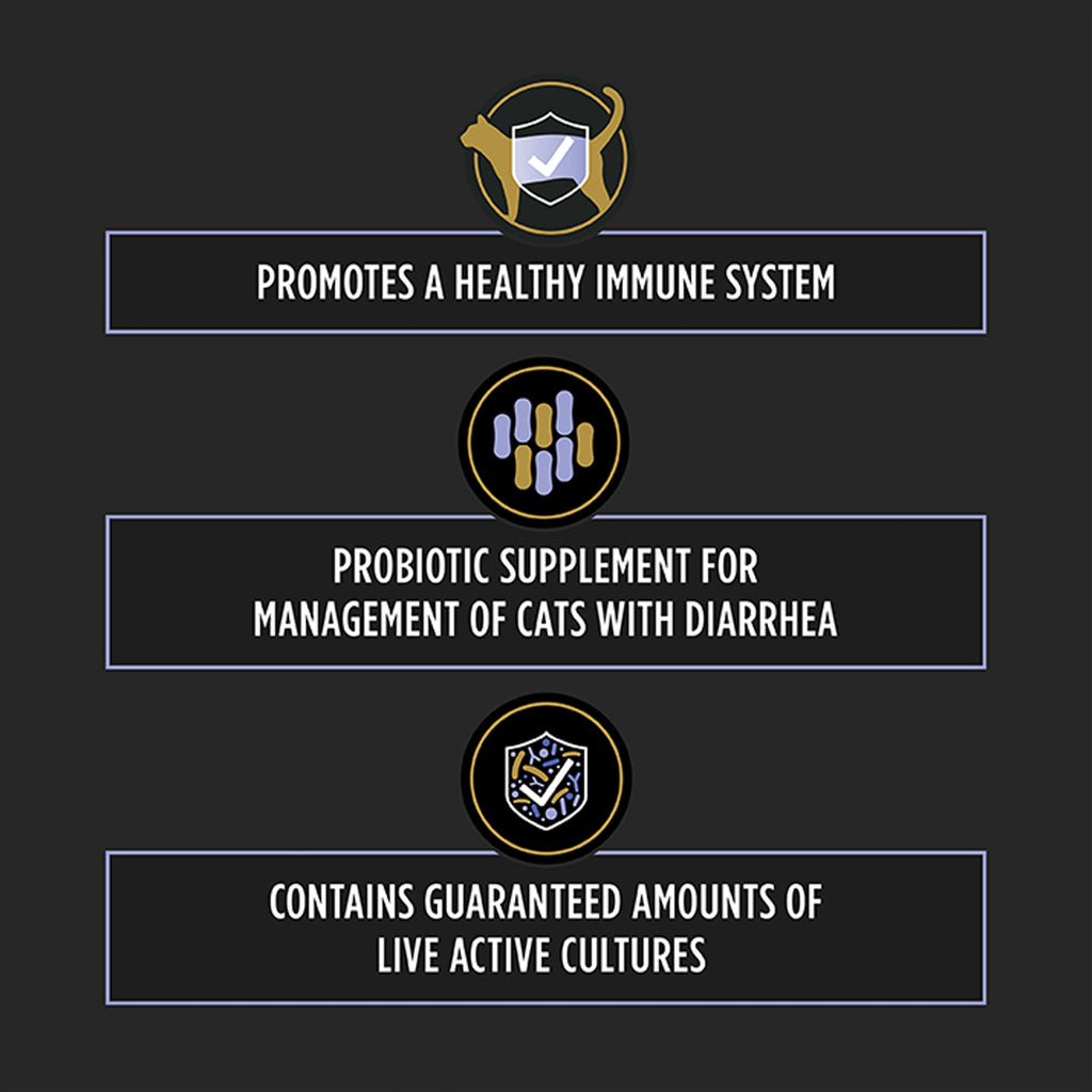 Purina Pro Plan Fortiflora Cat Probiotic Powder for Digestive Health & Immune Support