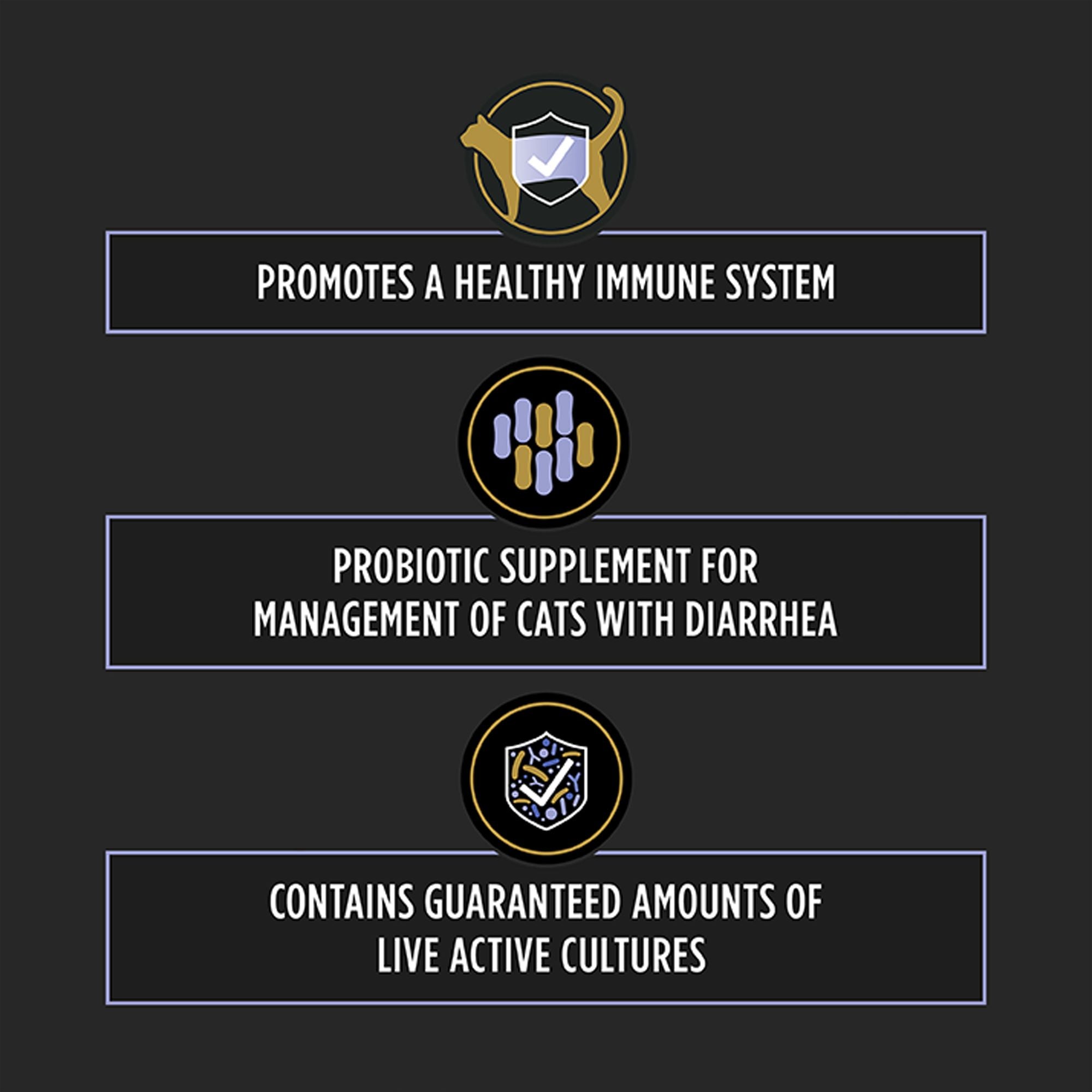 Purina Pro Plan Fortiflora Cat Probiotic Powder for Digestive Health & Immune Support