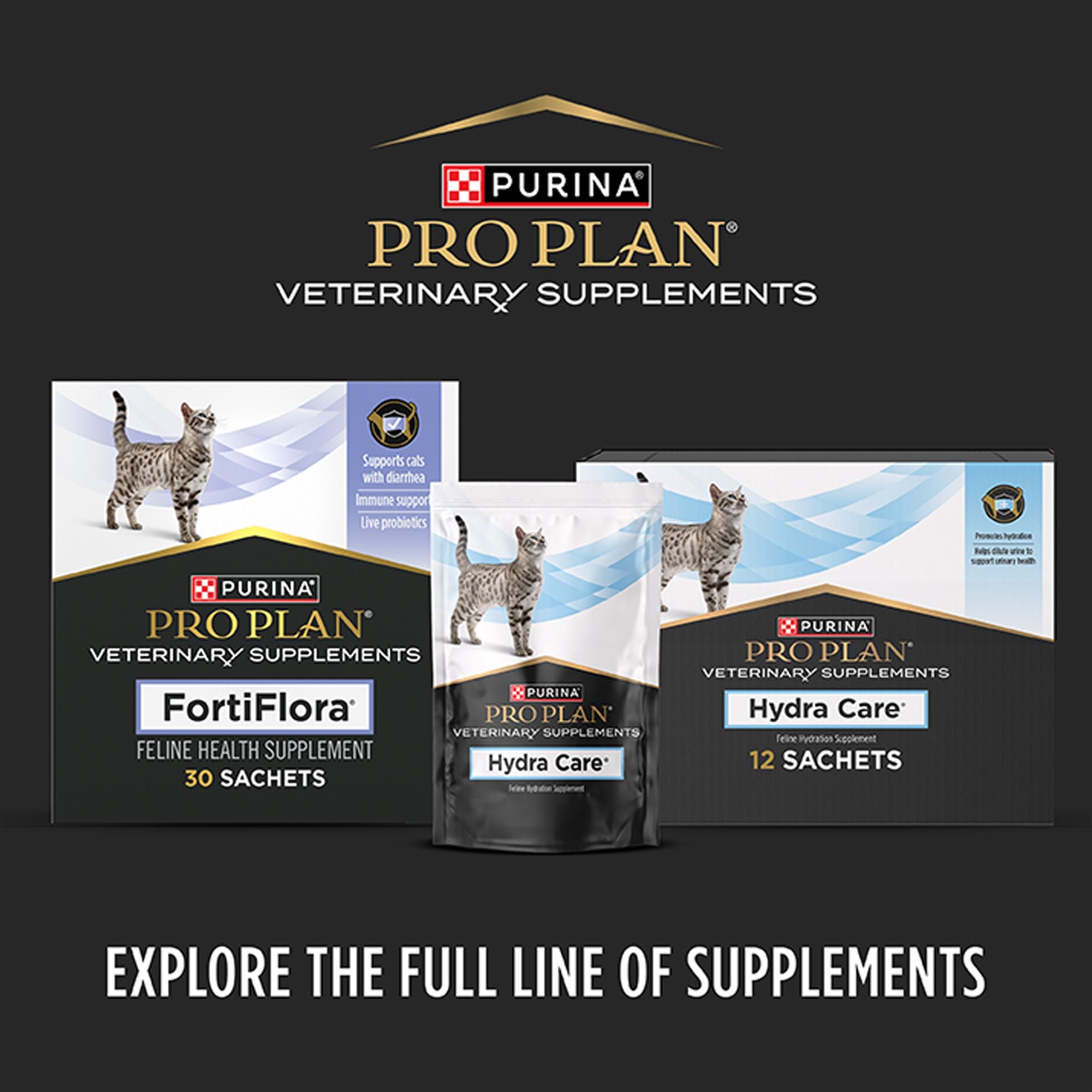 Purina Pro Plan Fortiflora Cat Probiotic Powder for Digestive Health & Immune Support