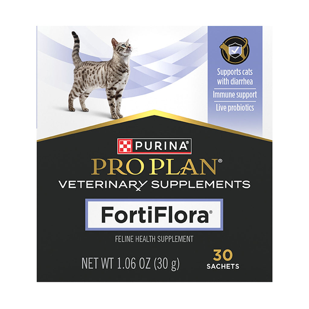 Purina Pro Plan Fortiflora Cat Probiotic Powder for Digestive Health & Immune Support