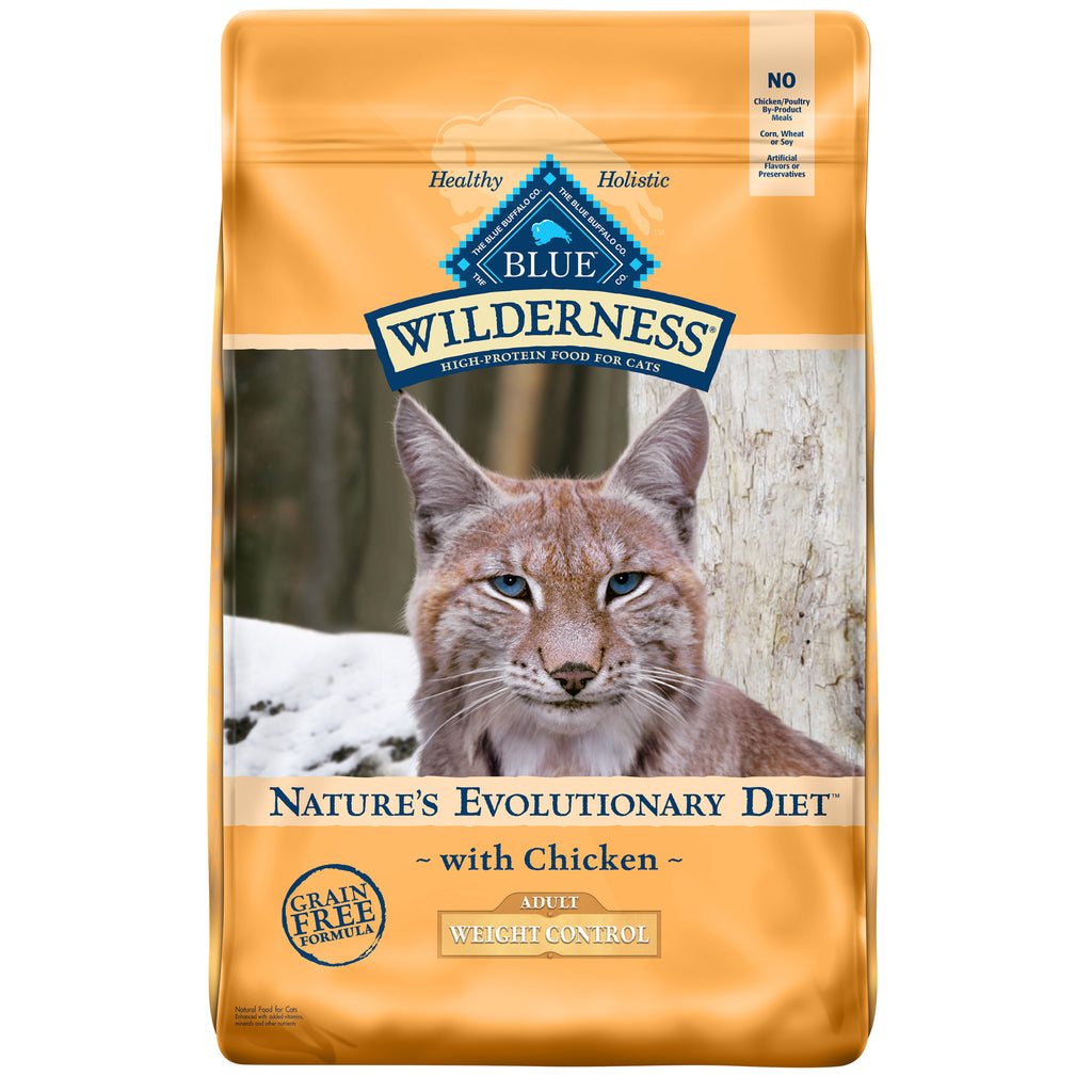 Blue Buffalo Wilderness Adult Weight Control Dry Cat Food with Deboned Chicken