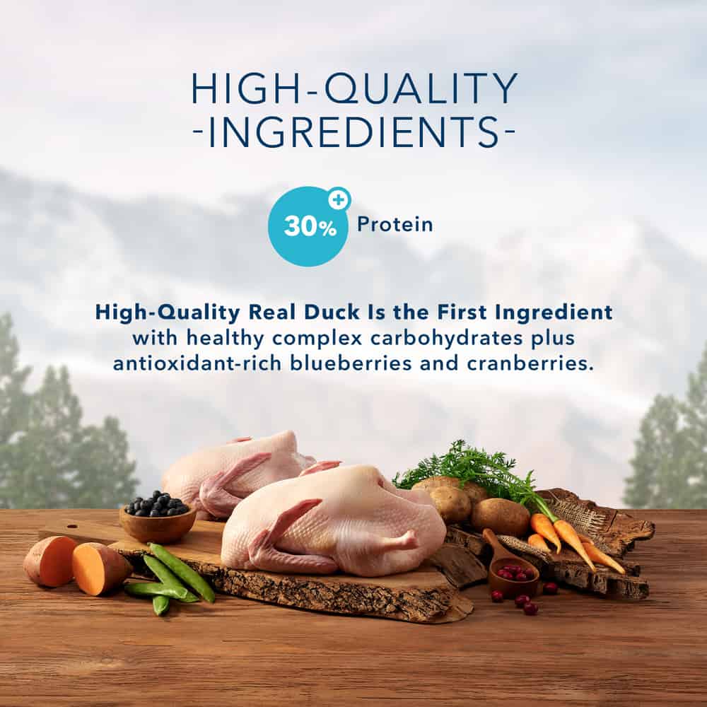 Blue Buffalo Wilderness Adult Grain-Free Dry Cat Food, Real Duck, 11 lb