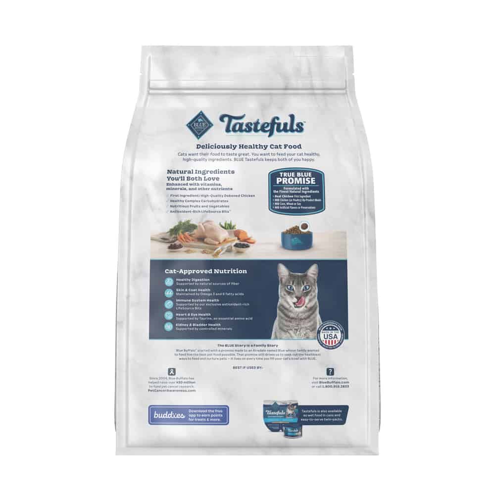 Blue Buffalo Tastefuls Indoor Adult Chicken & Brown Rice Dry Cat Food