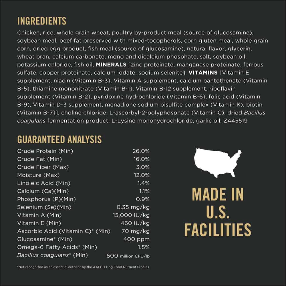 Purina Pro Plan Adult Complete Essentials Shredded Chicken, Rice Dry Dog Food