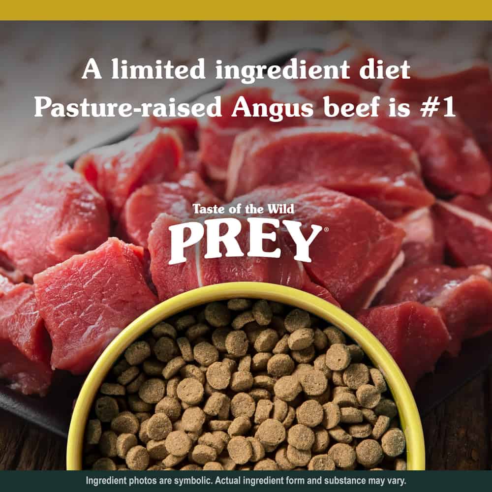 Taste of the Wild PREY Angus Beef Limited Ingredient Grain-Free Dry Cat Food