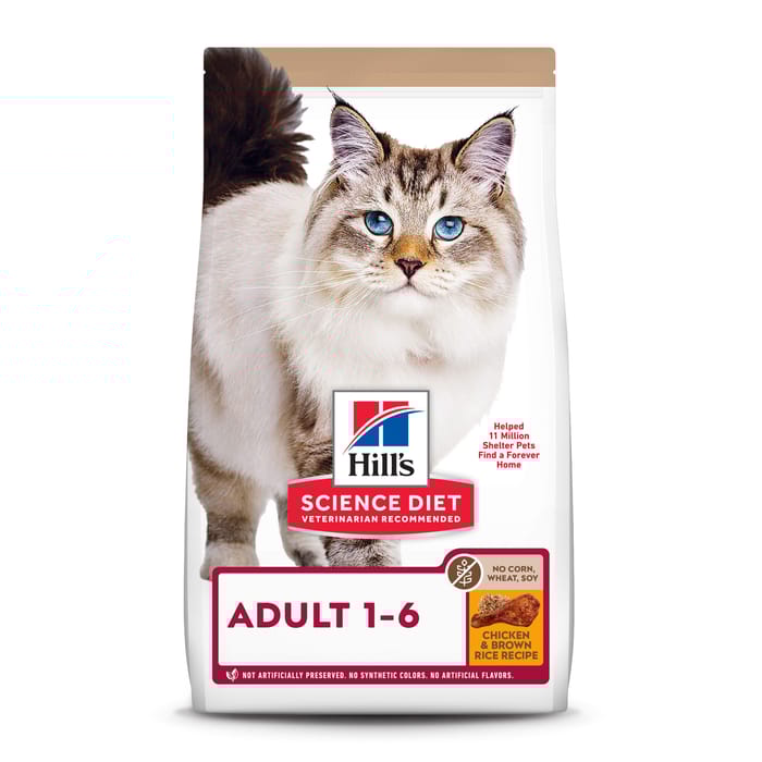 Hill's Science Diet Adult Chicken Dry Cat Food - Grain-Free, Optimal Digestive Health