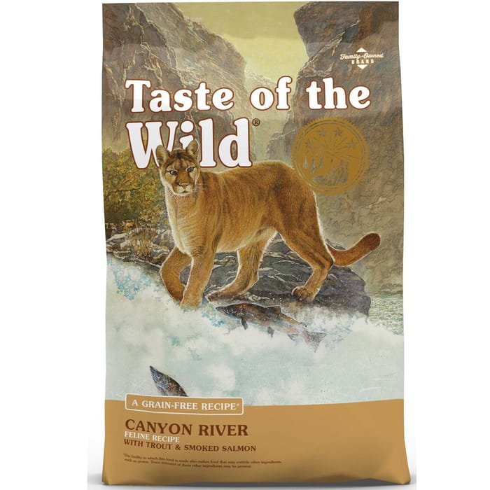 Taste of the Wild Canyon River Grain-Free Trout Salmon Dry Cat Food