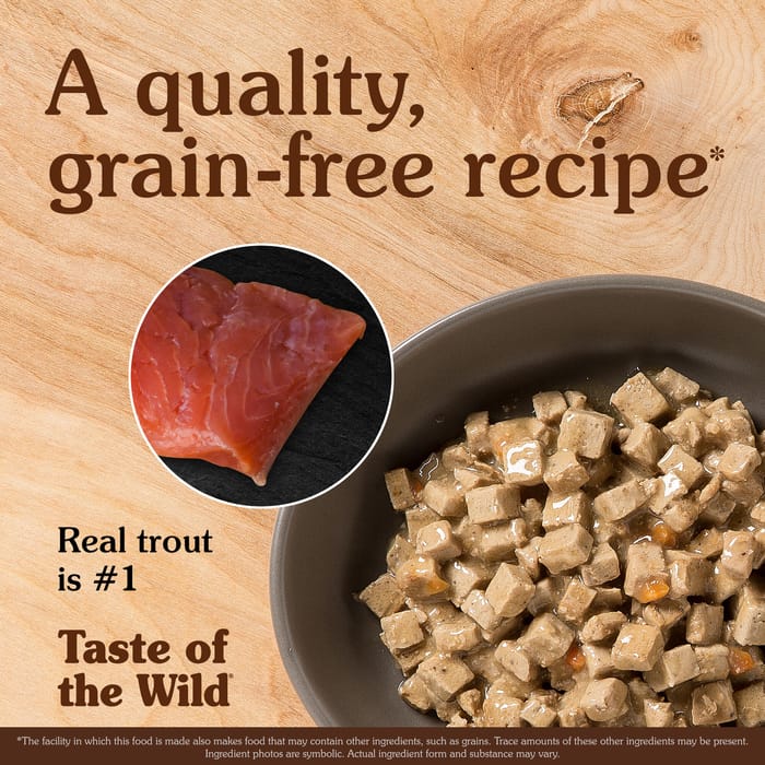 Taste of the Wild Canyon River Feline Recipe: Trout Salmon Wet Cat Food