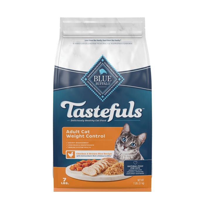 Blue Buffalo Tastefuls Adult Weight Control Dry Cat Food Chicken & Rice