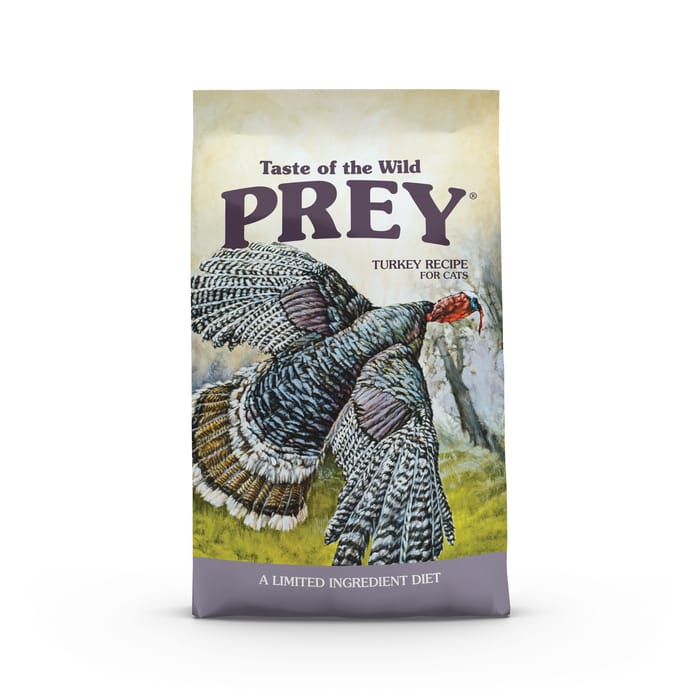 Taste of Wild PREY Turkey Limited Ingredient Dry Cat Food, 6lb Bag