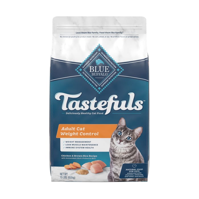 Blue Buffalo Tastefuls Adult Weight Control Dry Cat Food Chicken & Rice
